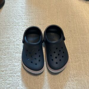 Navy blue boys crocs